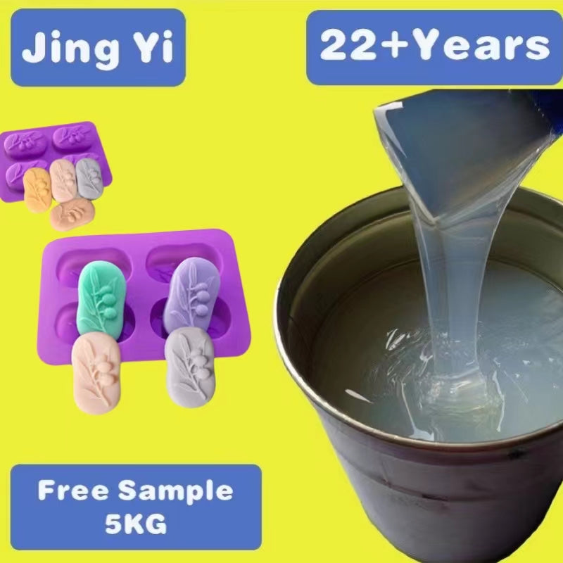 Free Sample Liquid Silicone Rubber for Mold Making Candle Soap Mold Low Hardness Silicon Silicone Rubber Raw Material