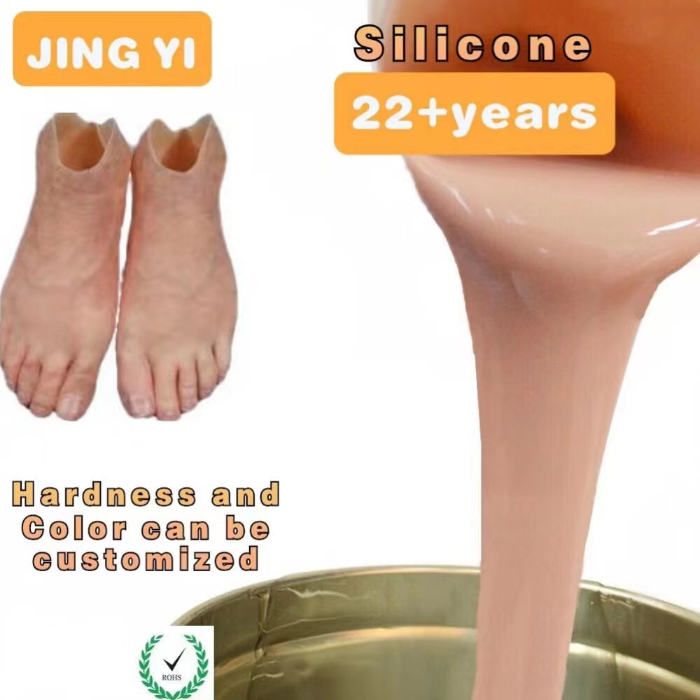 Free Sample Rtv Silicone Liquid Silicone Rubber Material for Human Body Mold Making Silicone Skin Color for Toy Body Molds