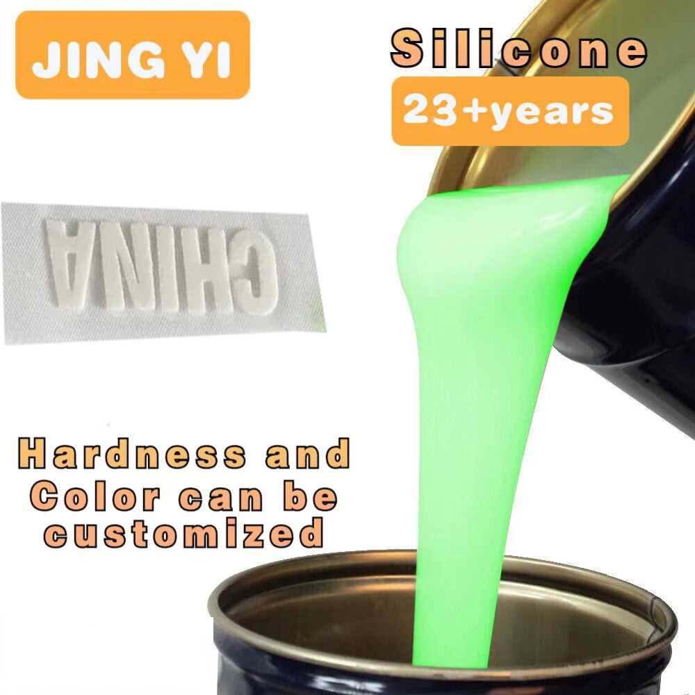 Adequate Stock High Quality RTV 2 Liquid Heat Transfer Silicone for Clothing Labels Factory Sales Embossed Silicone Rubber