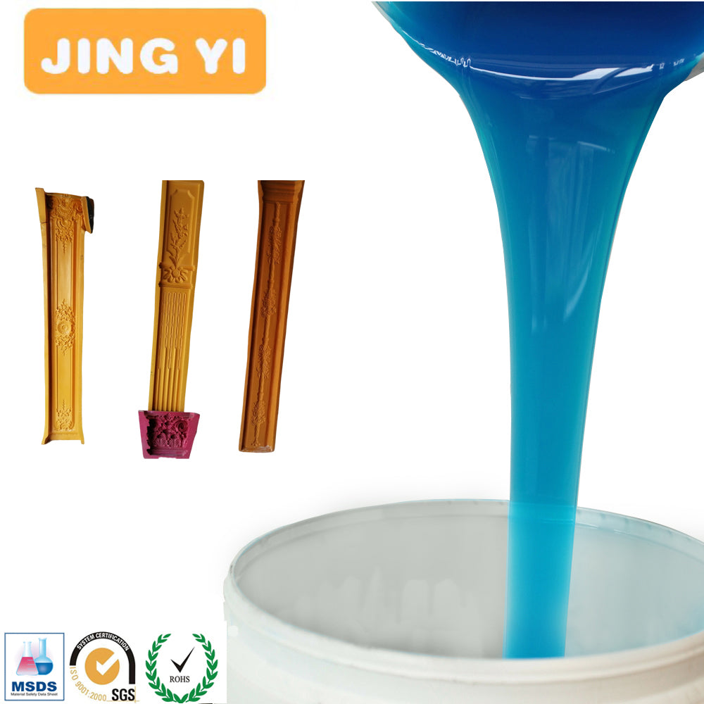 Hot Selling Transparent Liquid Silicone for Ceiling Border 3D Relief Cornice Mold Making 2024 High Quality RTV 2 Silicone Rubber