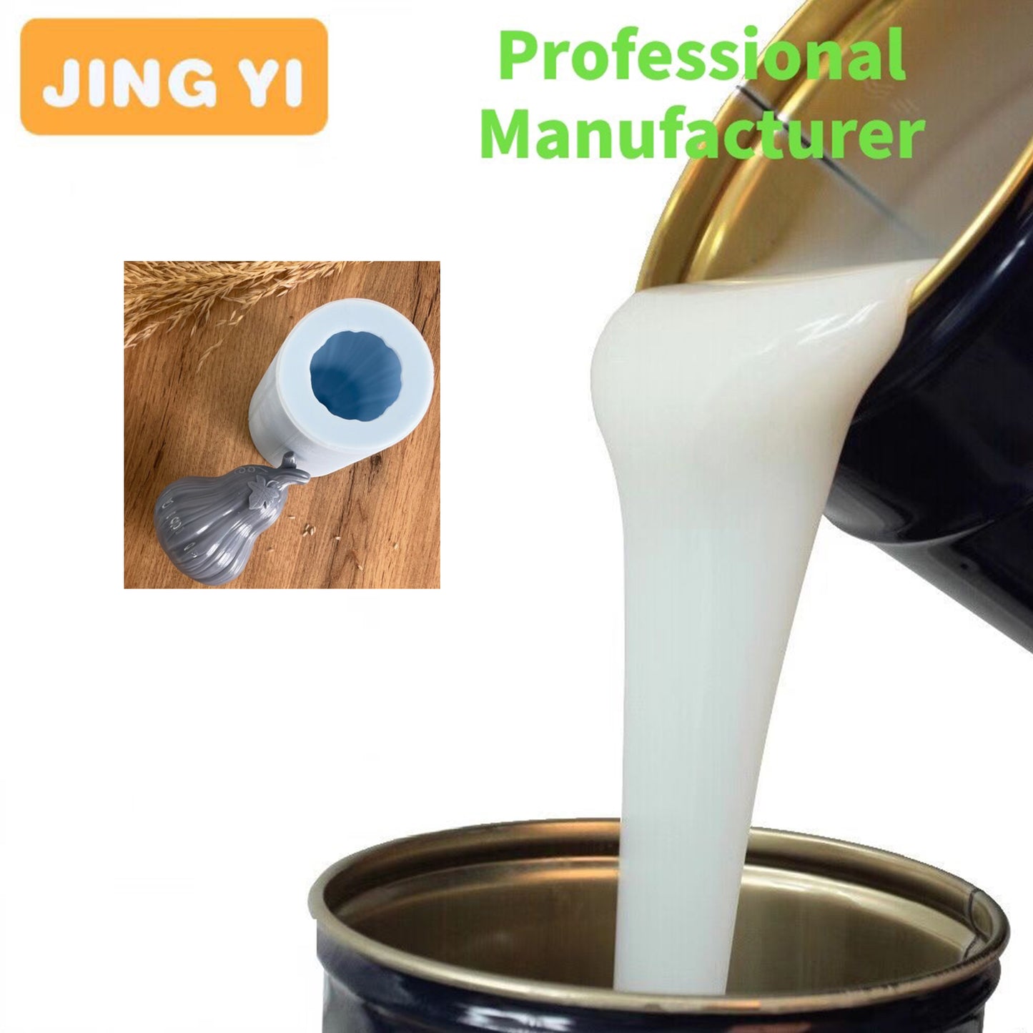 2024 Factory Direct Sales Silicone Rubber for Soap Candle Mold Making Rtv 2 Liquid Silicone Rubber Raw Material