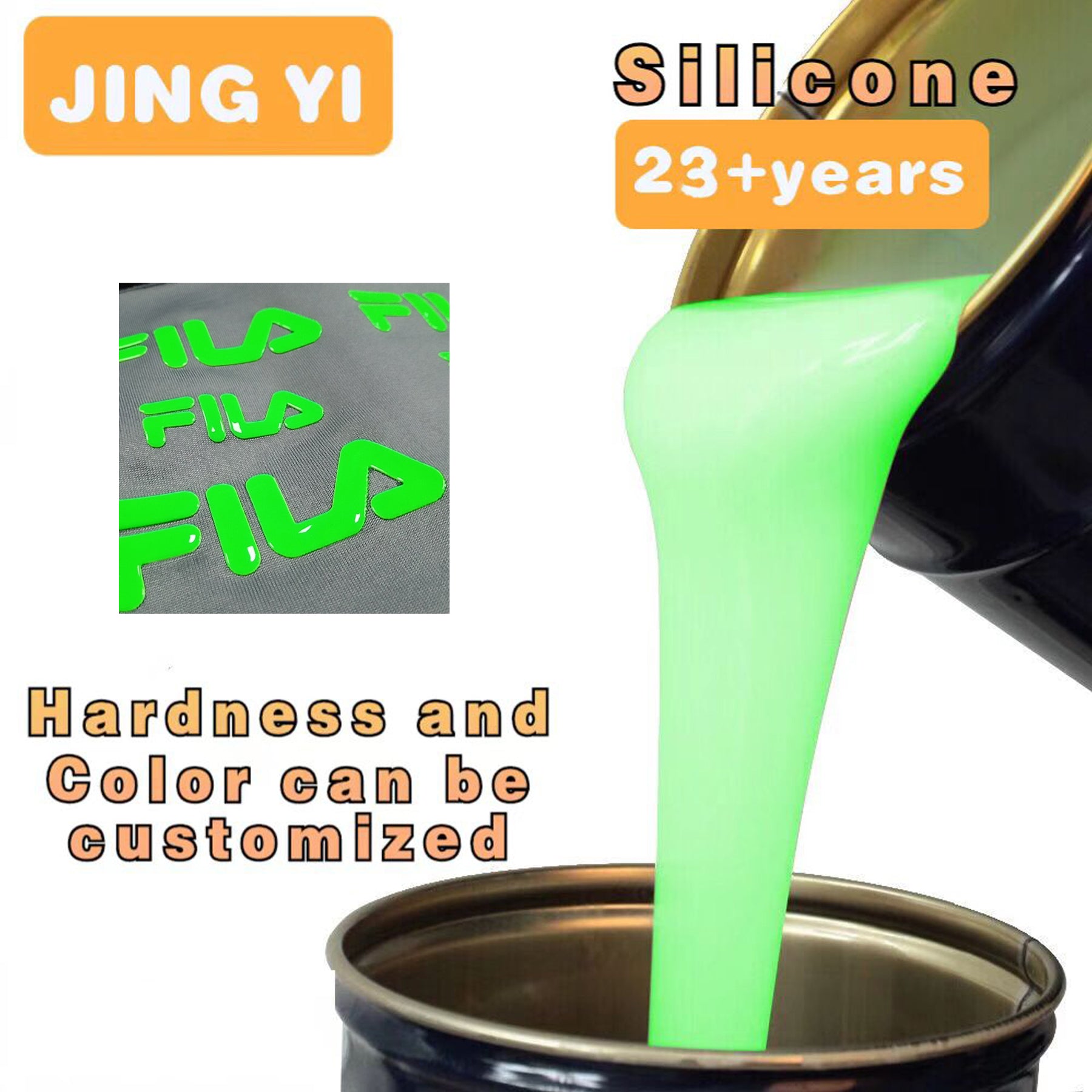Pattern Is Seen Clearly Silicone Ink for 3D Heat Transfer Socks,Embossing Silicone Paste for Anti-slip Socks &Clothing &T-Shirt