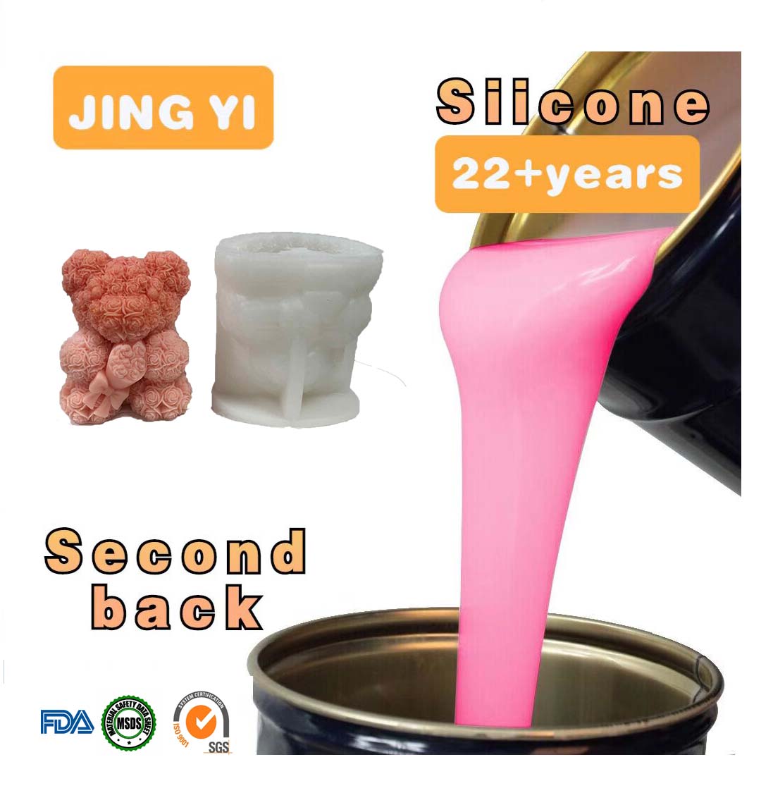 Factory Direct Sale Silicone Molds for New Product Ideas DIY Scented Candle Holiday Home Decor Raw Material Make Candle Molds