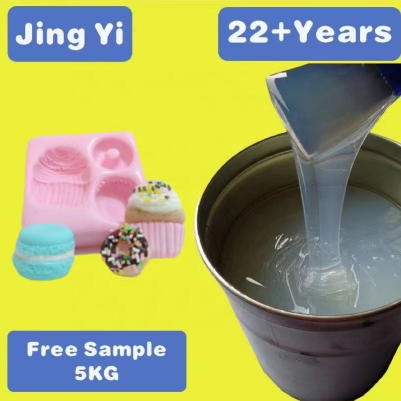 New Trending Products 2023 Food Grade Transparent Silicone Rubbers for Cake Mold DIY Candy Mold 1:1 Mix Liquid Silicone Rubber