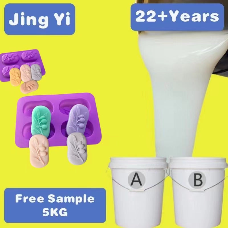 Free Sample Liquid Silicone Rubber for Mold Making Candle Soap Mold Low Hardness Silicon Silicone Rubber Raw Material