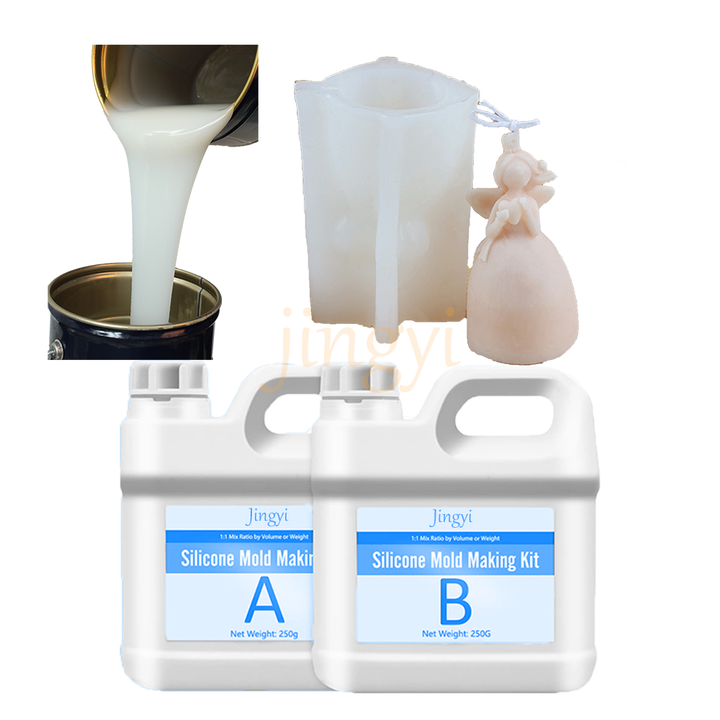 Premium RTV-2 Silicone Rubber for Candle Mold Making Heat Resistant Non-Toxic Liquid Silicone Reusable & Captures Fine Details