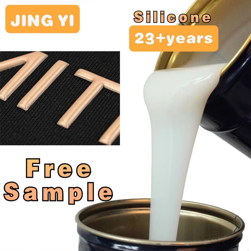 Liquid Shiny Glossy Surface Silicone for Clothing Logo Chinese Factory Cheap Price Wholesale Textile Tag Silicone Rubber