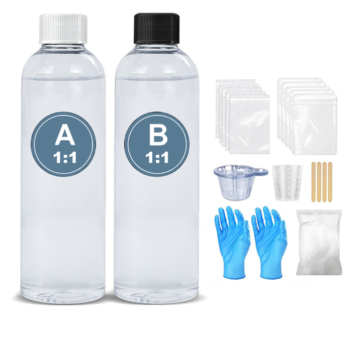 Skin Safe Transparent Squishy Liquid Silicone for DIY Stress Relief Toys Soft Non-Toxic Material for Fidget Squishy Toys Making