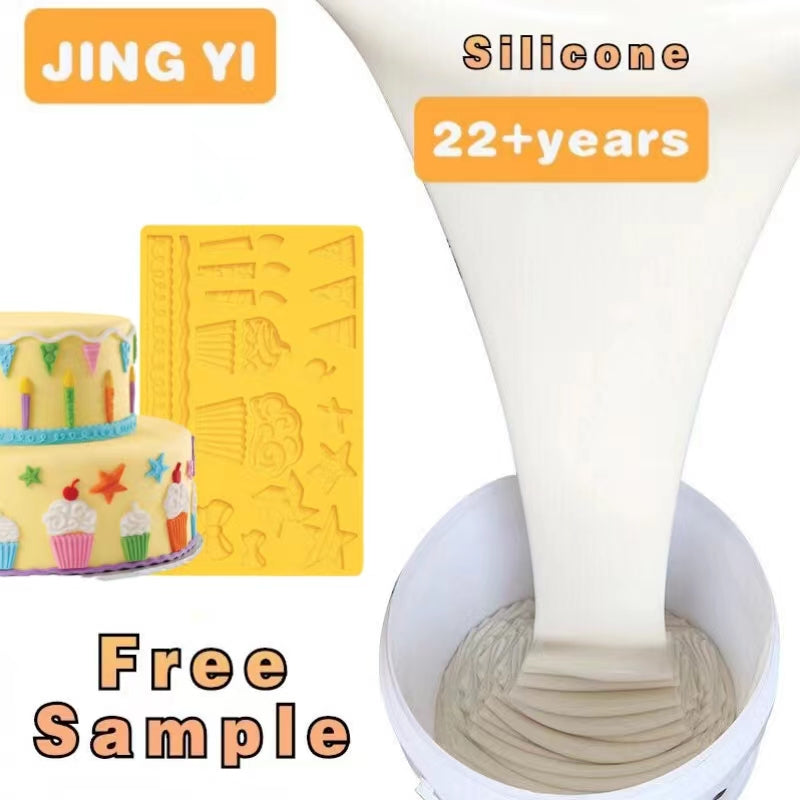 2024 Free Sample Factory Direct RTV2 Food Grade Silicone Rubber Production 100% Silicone Mold Moldes De Silicona