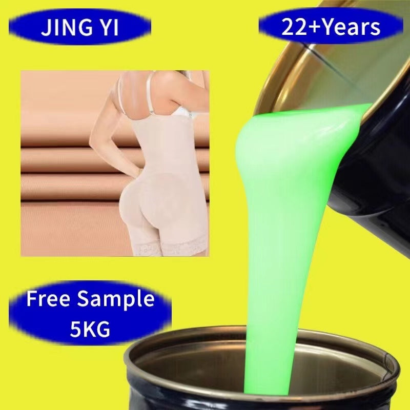 Hot Sale Factory Direct Production Liquid Silicone for Fabric Platinum Cured Transparent Silicone Rubber for Yoga Sock