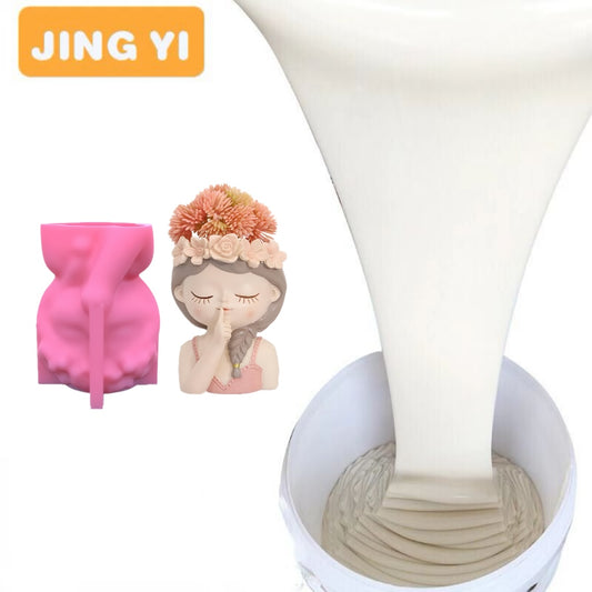 Spot Sales 2 Parts Silicone Rubber Liquid Inibaba Silicone Moulding RTV for Polyester Resins and Epoxy Resin Candle Mold