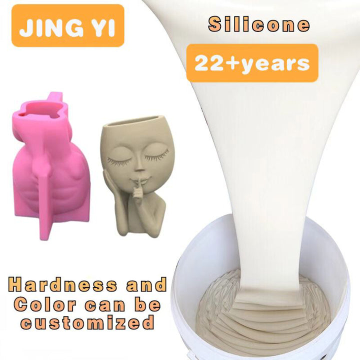 Silicone Manufacturer Cheap Price Wholesale Liquid Silicone for Flower Pot Concrete Mold Statue Cement Mold RTV2 Silicone Rubber