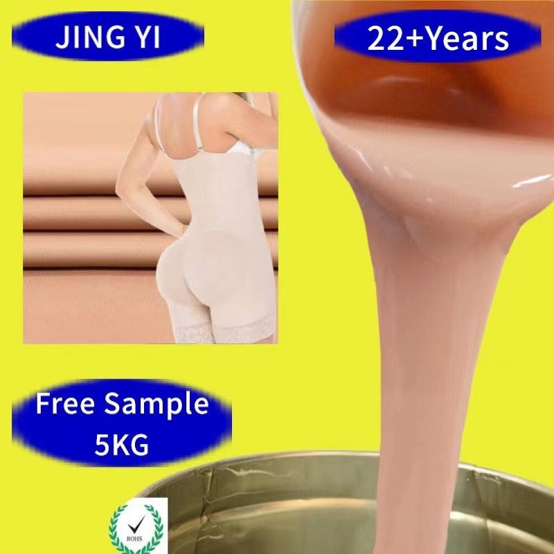 Hot Sale Factory Direct Production Liquid Silicone for Fabric Platinum Cured Transparent Silicone Rubber for Yoga Sock