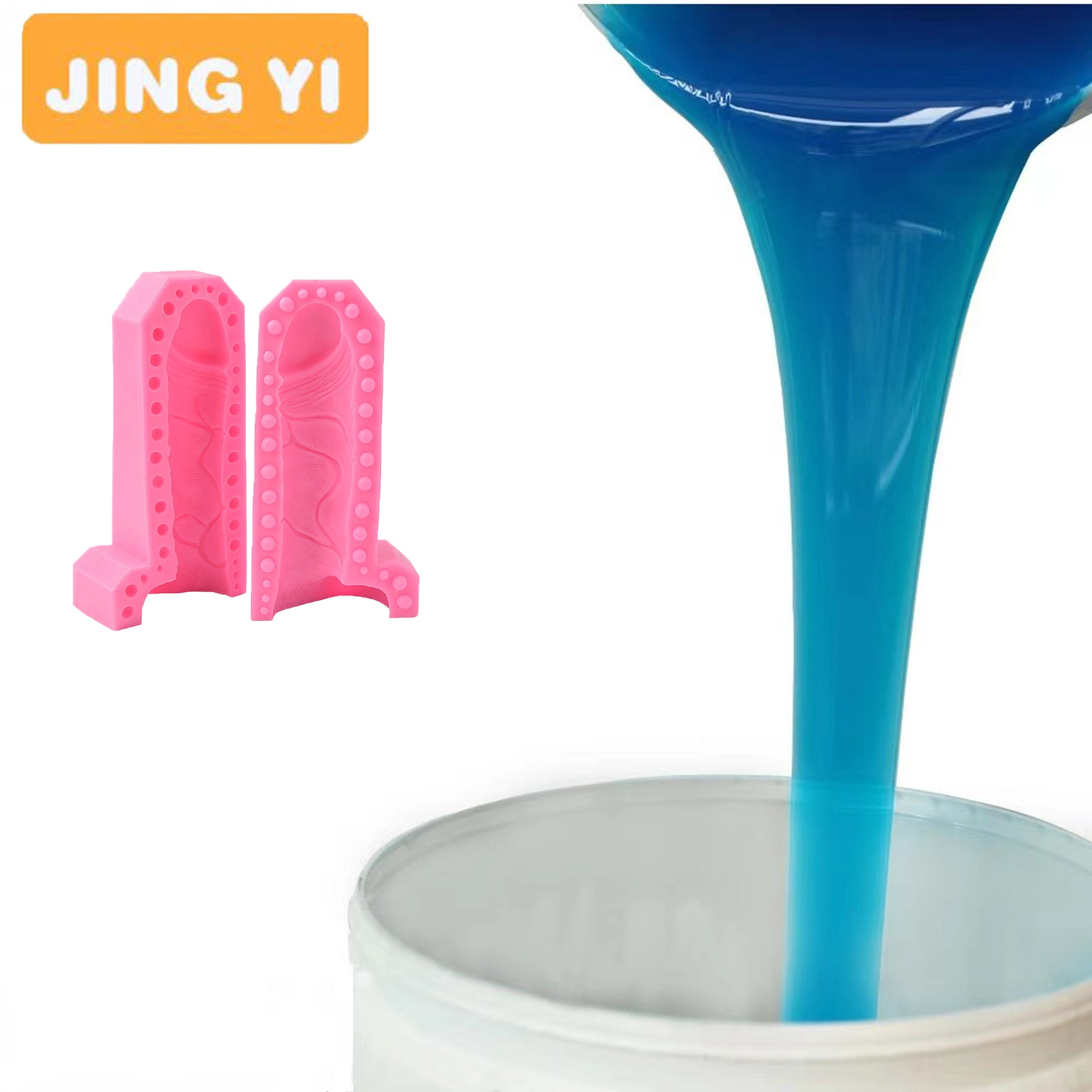 Color Customized Industrial Grade Platinum Liquid Silicone Food Grade Silicone Rubber for Making Dildo Toys