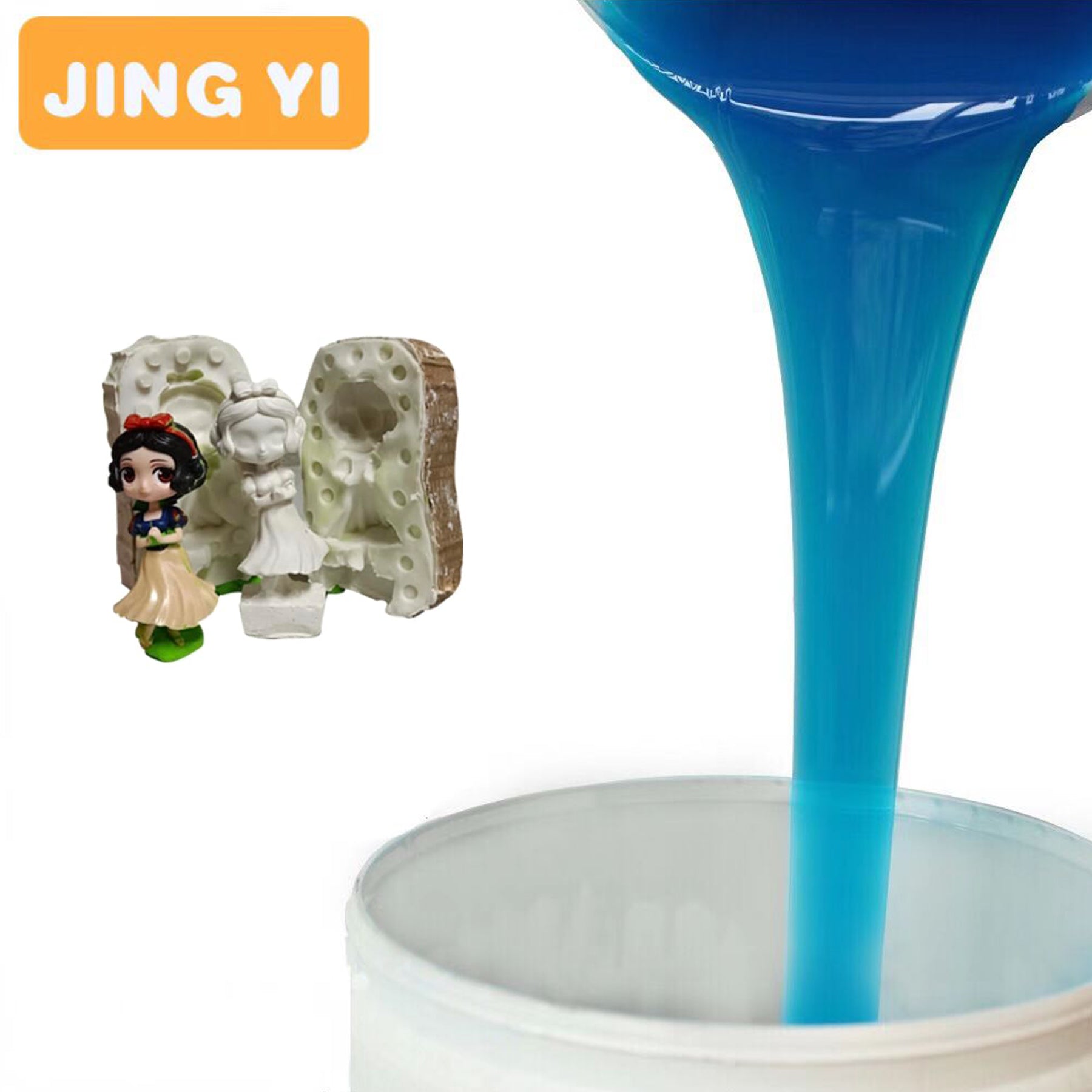 2024 New Arrival Liquid Silicone Rubber for Resin Toys Craft Light Fixture Molds Making RTV2 Silicone