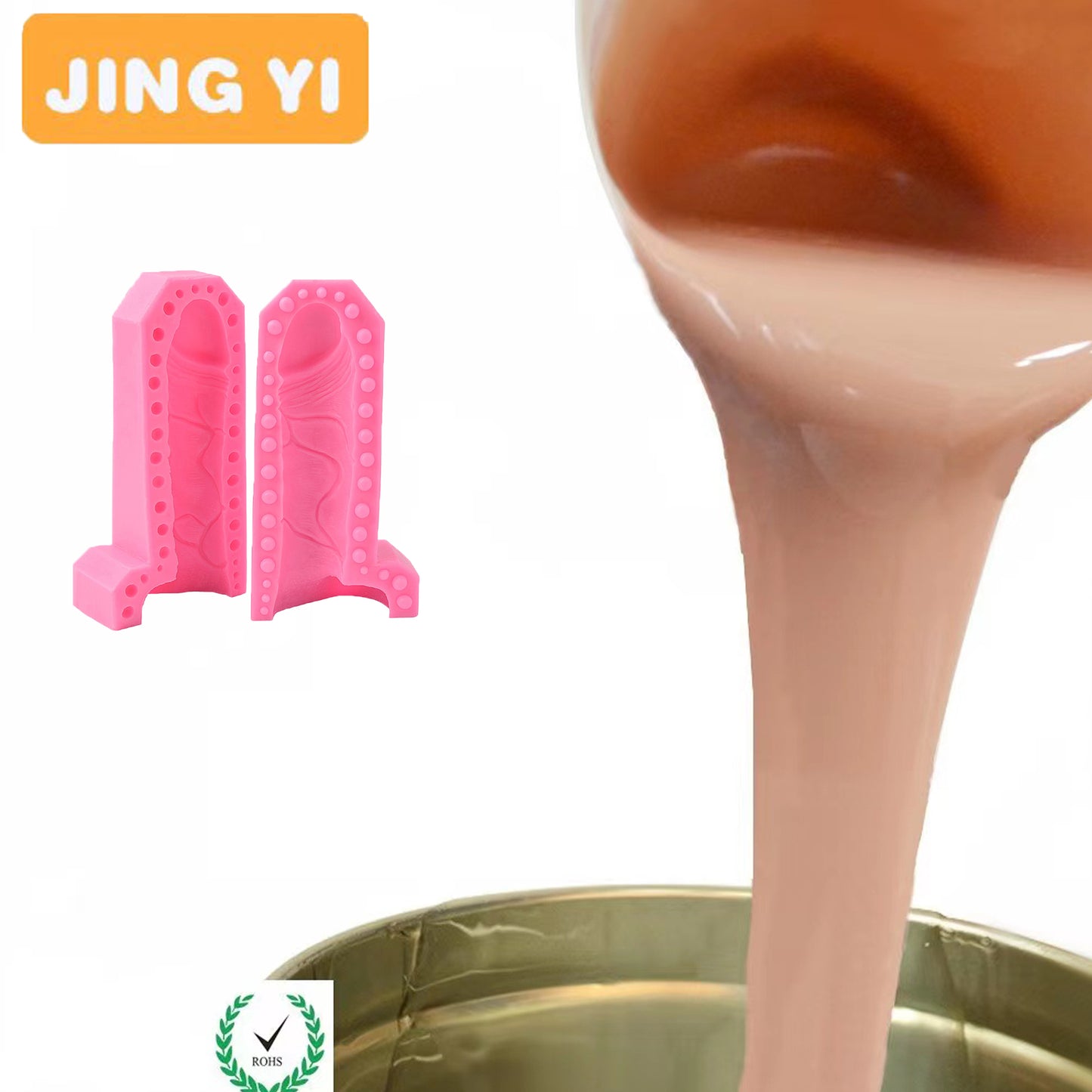 Color Customized Industrial Grade Platinum Liquid Silicone Food Grade Silicone Rubber for Making Dildo Toys