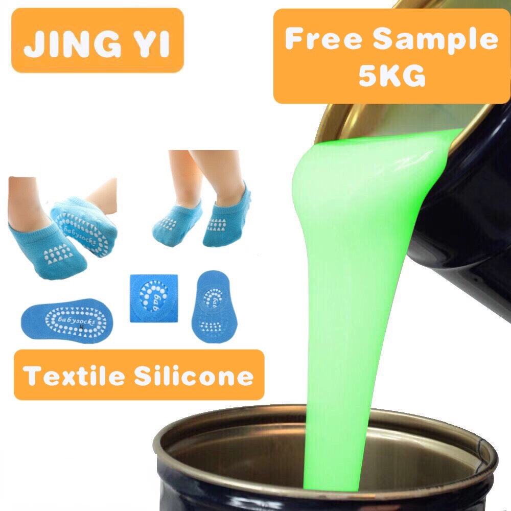 Manufacturer Production Liquid Silicone for Silicone for Non-slip Liquid Silicone Rubber on Yoga Socks, Printing Inks