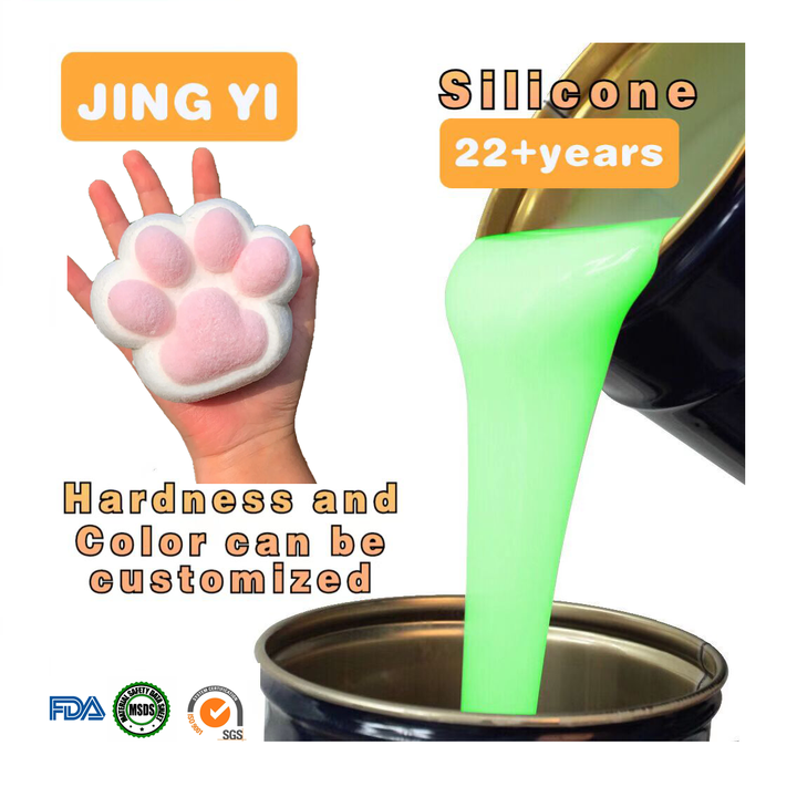 Factory Direct Homemade Liquid Silicone Rubber for DIY Squishy Toys Resin Gel Crafting Stress Relief Toy Making Decompression