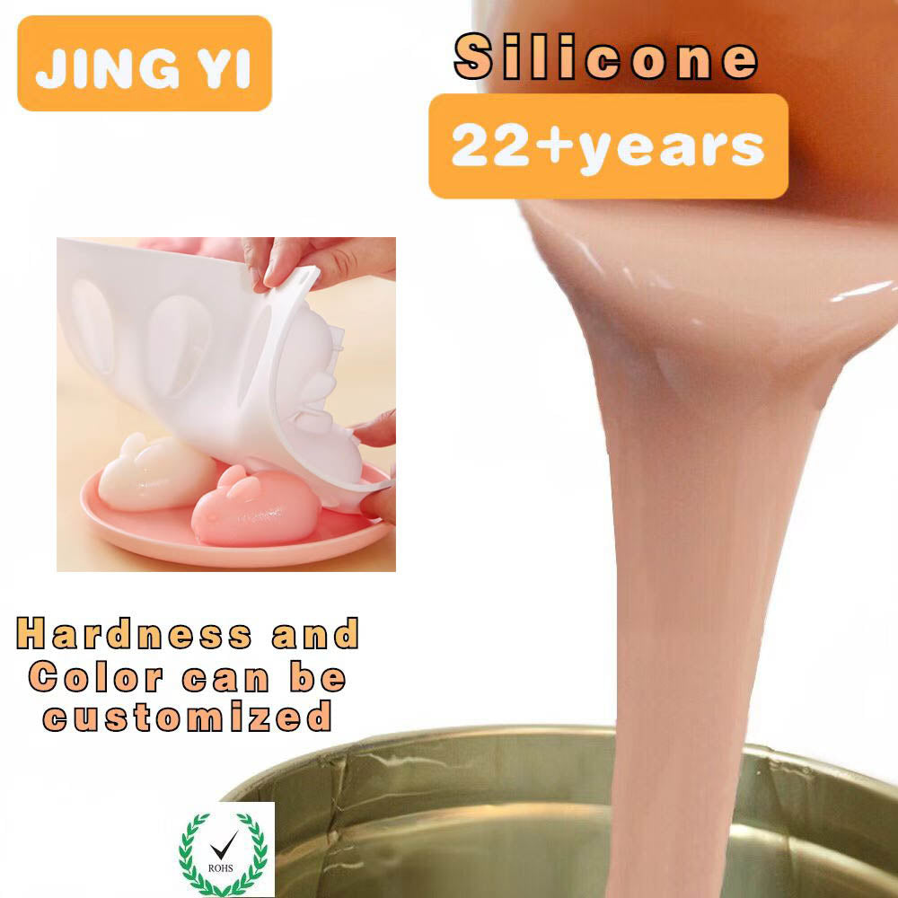 2023 New Launch Platinum Silicone for Jelly Mold Making 3D Rabbit Shape Silicone Jelly Mold Spot Sale Food Grade Silicone Rubber