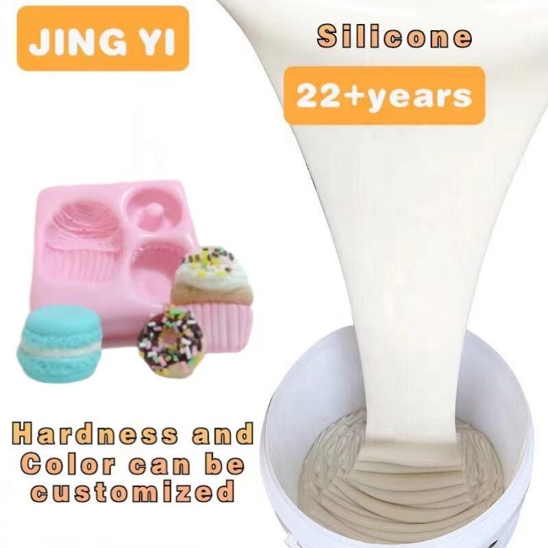 New Trending Products 2023 Food Grade Transparent Silicone Rubbers for Cake Mold DIY Candy Mold 1:1 Mix Liquid Silicone Rubber