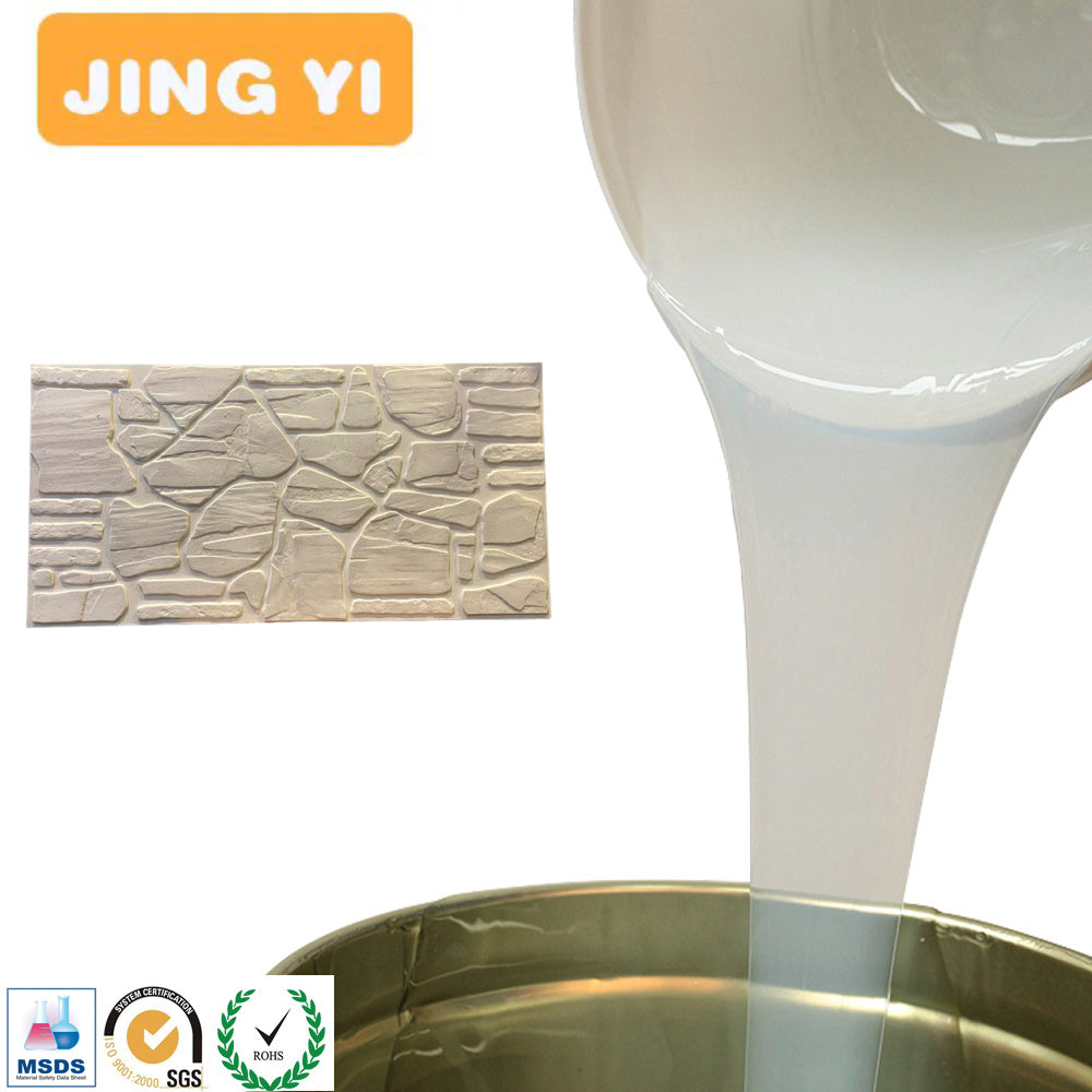 Factory Wholesale Liquid Silicone for Cultured Stone Mold Artificial Background Wall Art Stone Mold Tin Cured Silicone Rubber