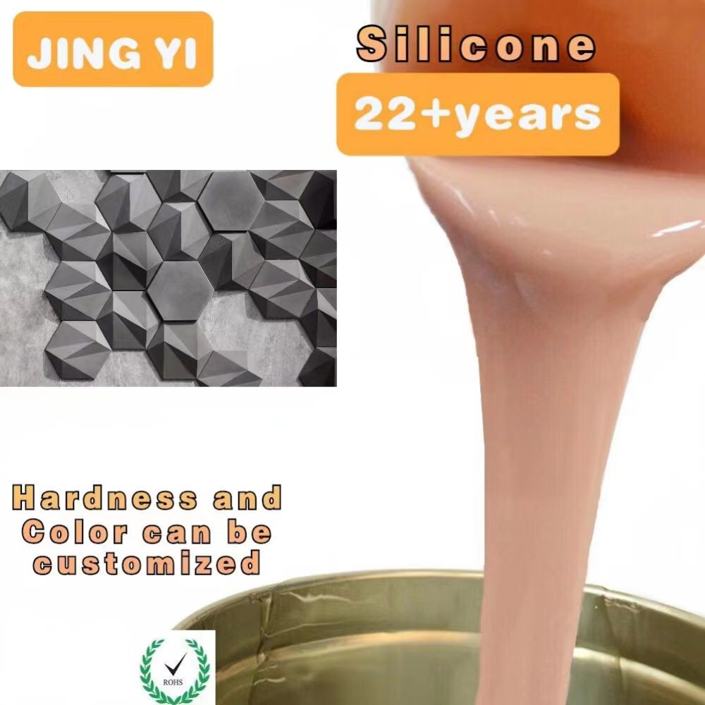 2023 Clear Mold Texture Casting Liquid Silicon Rubber for Craft Resin Mold Making Duplication Silicone Mold Rtv2 Silicone Rubber