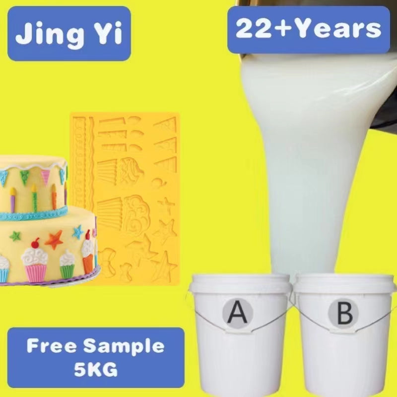 2024 Free Sample Factory Direct RTV2 Food Grade Silicone Rubber Production 100% Silicone Mold Moldes De Silicona