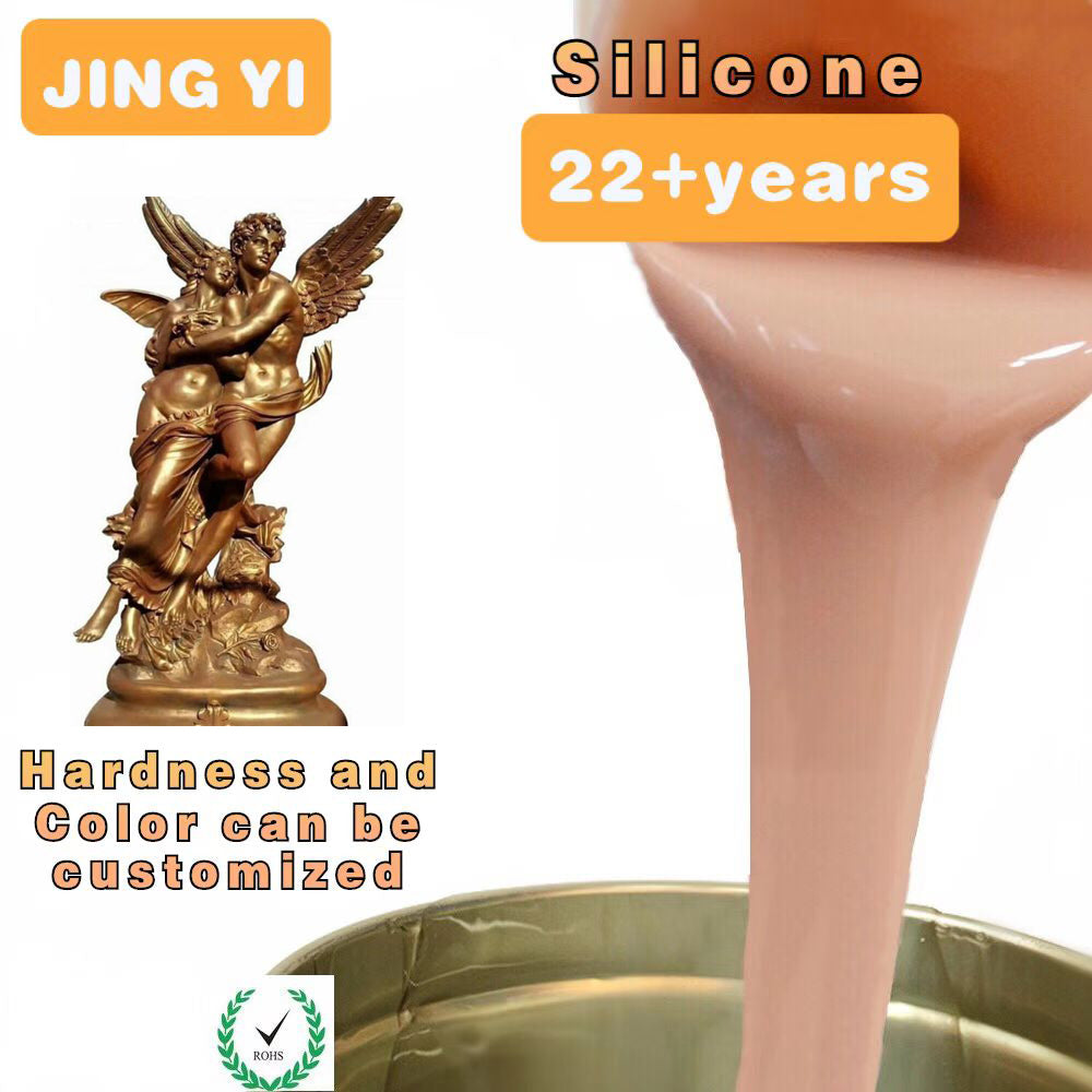 Free Sample Silicone Rubber for Concrete Mould Plaster Stone Artificial 3D Wall Panel Model RTV2 Silicone for Duliption