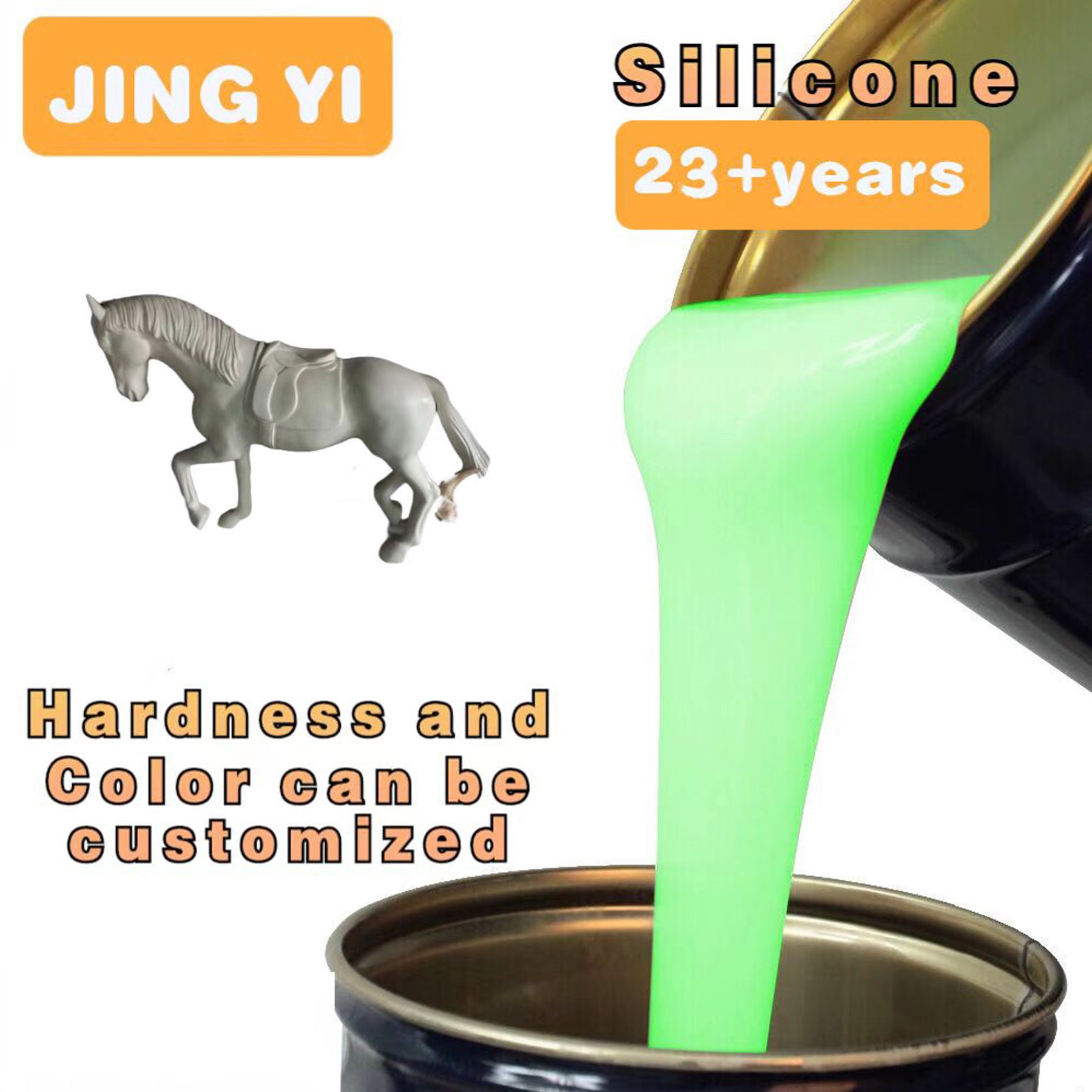 Free Sample RTV-2 Liquid Silicone Rubber for Crafting,Sculpture Mold Making Rtv2 Silicone Rubber