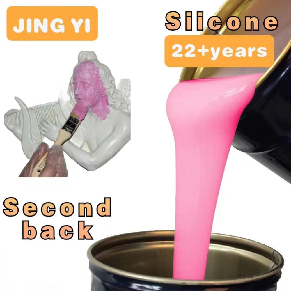 Free Sample Factory Sales Liquid Silicone Rubber for Sculpture Casting Plaster Gypsum Molding RTV-2 White Silicone Rubber