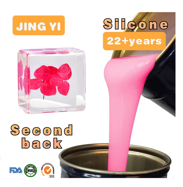 Wholesale Price Transparent Liquid Silicone Rubber Crystal clear Preserved Flower High Transparency Eternal Gift Silicone Rubber