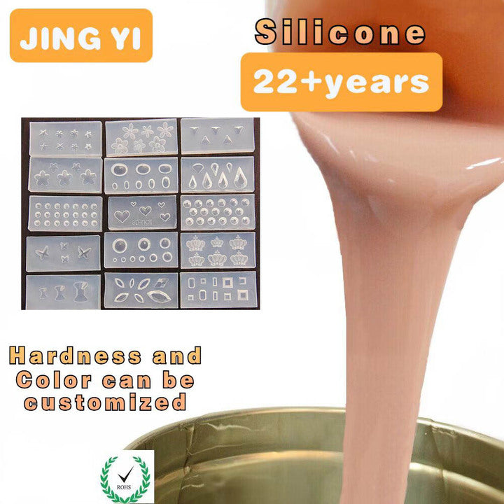 New Food Grade Liquid Silicone Rubber for DIY Resin Mold Good Mold Release Property Nail Art Silicone Mold RTV 2 Silicone Rubber