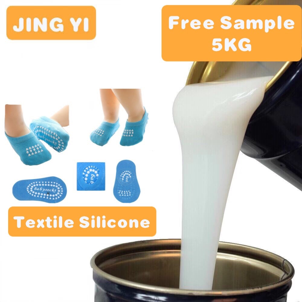 Manufacturer Production Liquid Silicone for Silicone for Non-slip Liquid Silicone Rubber on Yoga Socks, Printing Inks