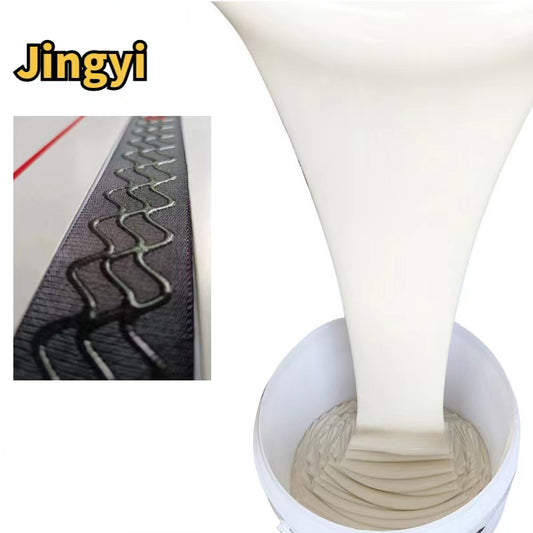 Liquid Silicone for Fabric Platinum Cured Transparent Silicone Rubber for Dressing Tag/Textile