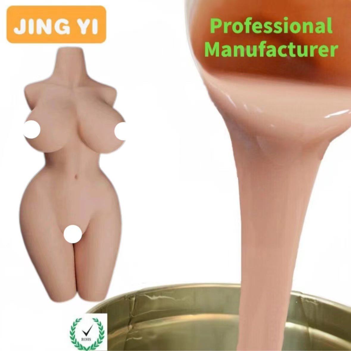 Factory Direct Silicone Love Sexy Doll for Men Making Liquid Silicone Rubber for RTV 2 Silicone Doll With Real Skin Feeling