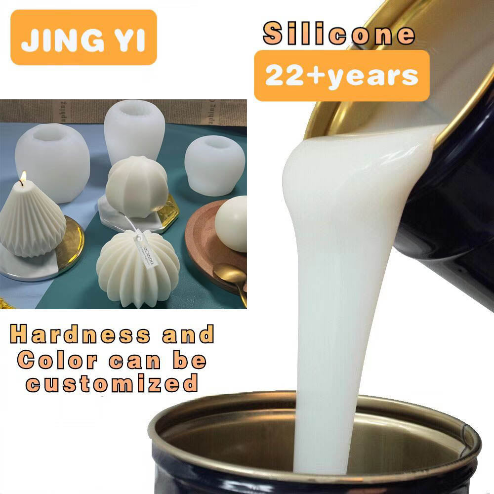Liquid Silicone Rubber for Homemade Scented Candle Mould Craft Silicone Candle Mold Support to Customized Rtv2 Silicone Rubber