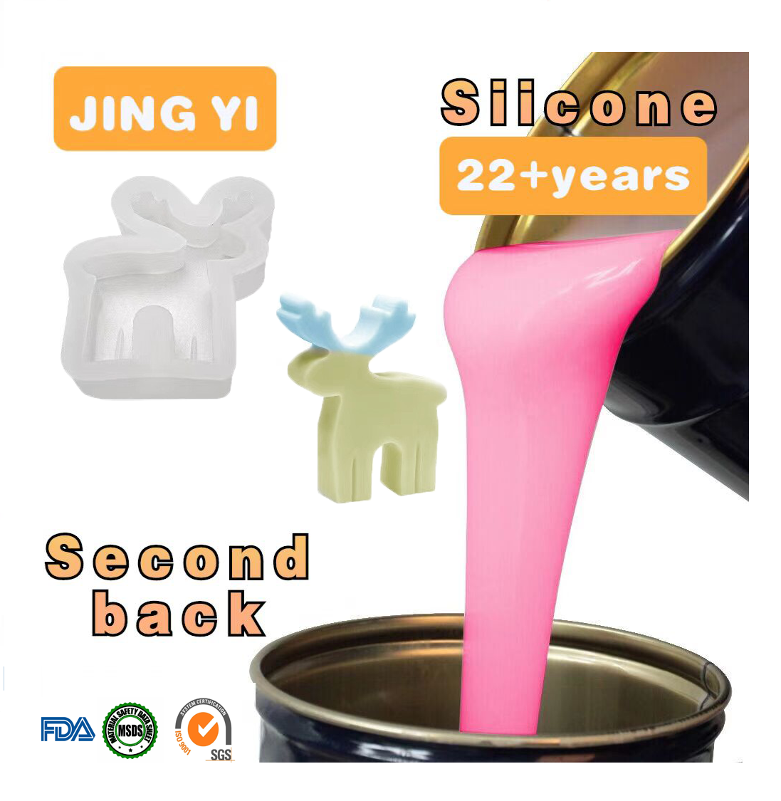 Best Selling Diy Candle Mould Wholesale Price Christmas Present Candle Winter Home Decor Christmas Candle Molds Customized Shape