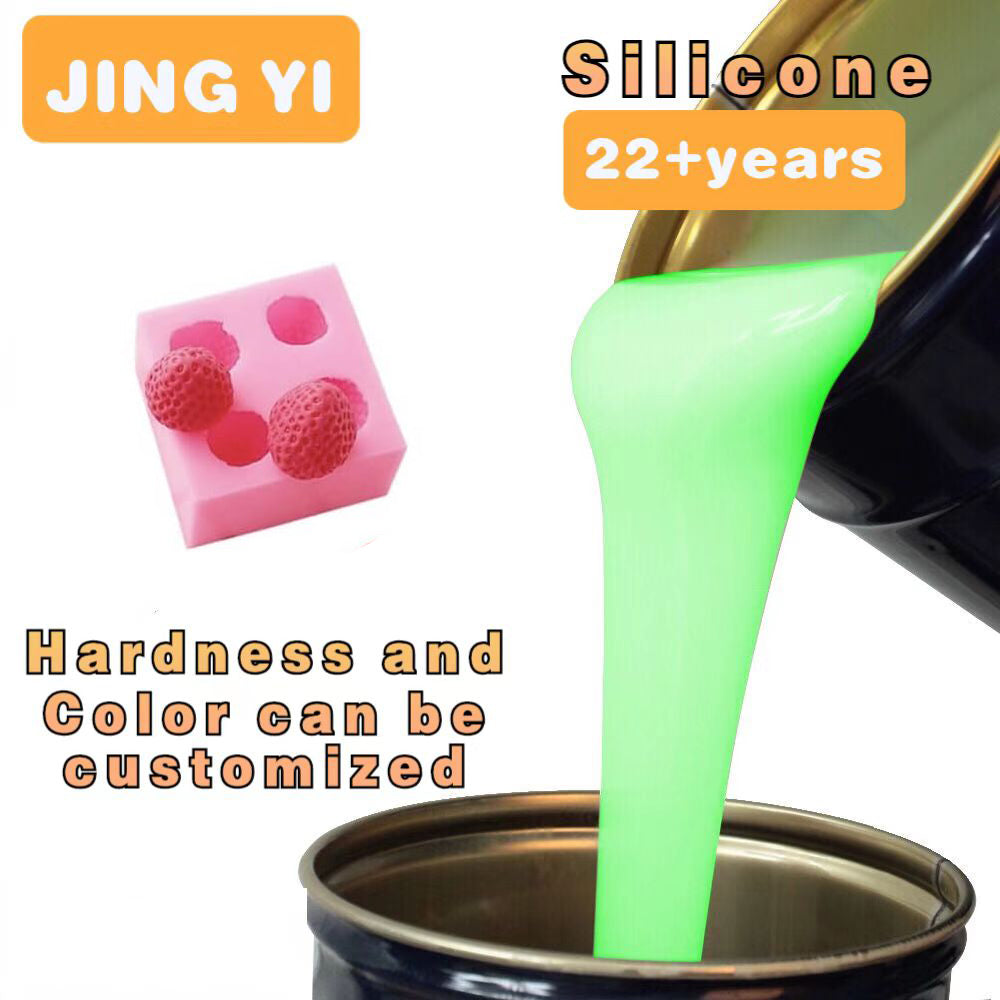 Two-component RTV 2 Liquid Silicone for Strawberry Fruit Cake Accessories Mold Aroma Wax Candle Molds Food Grade Silicone Rubber