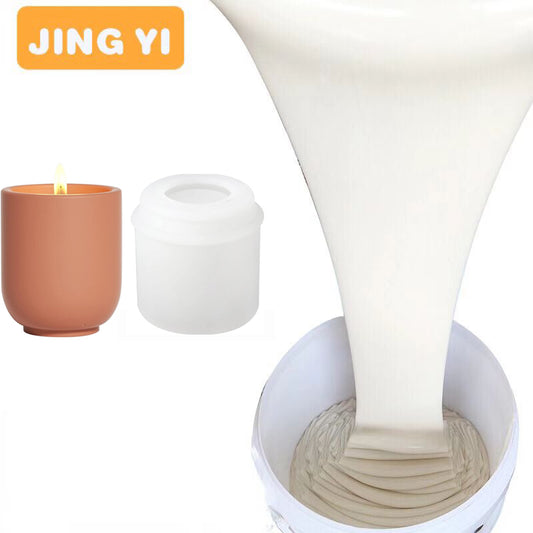 New Silicone Casting Rubber for Cement Candle Jar Silicone Mold Concrete Candle Container Mold Silicone Mold Making Rubber