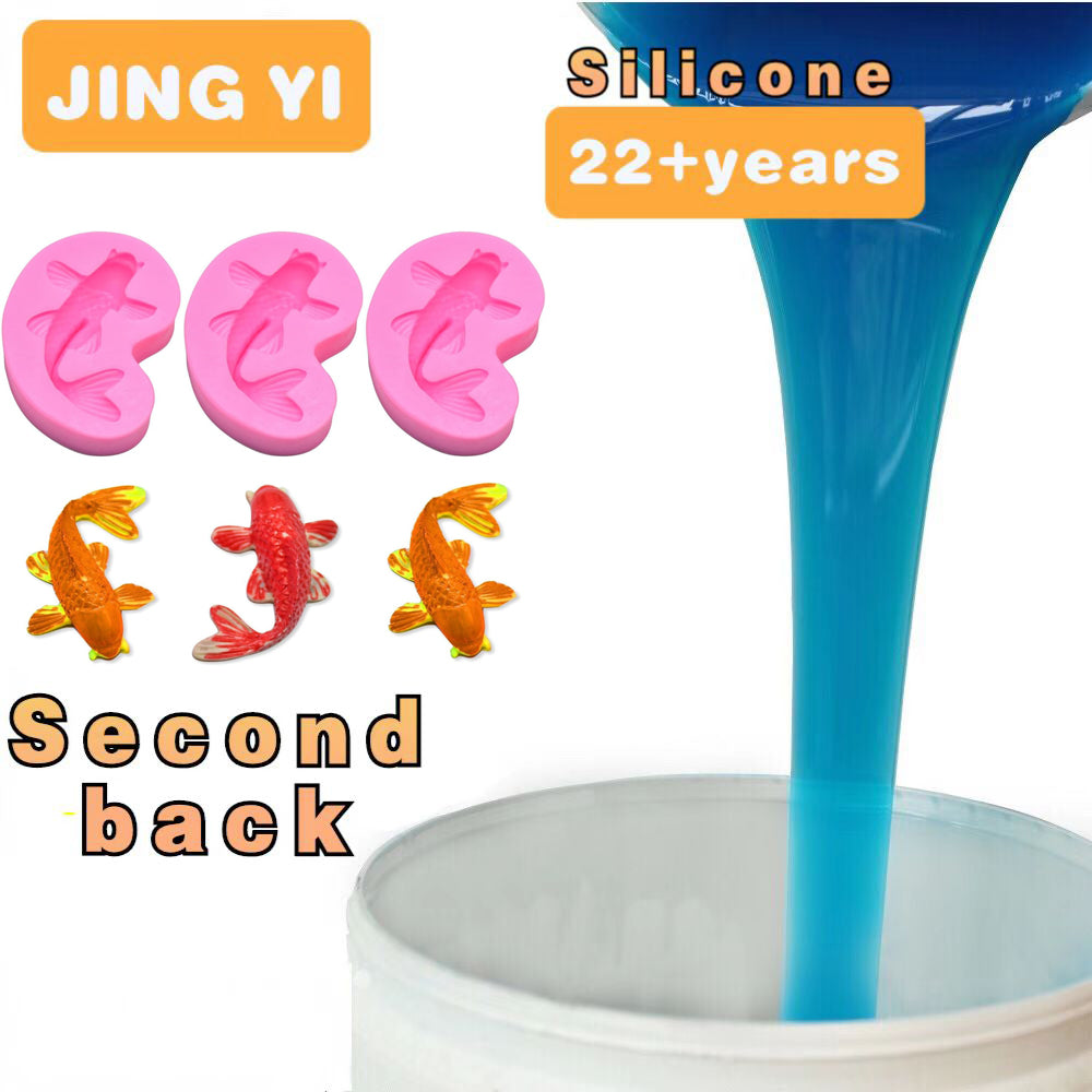 2024 New Products Platinum Cure Liquid Silicone Rubber for Fish Mold Small Size Clay Mold Factory Sale RTV2 Silicone Rubber