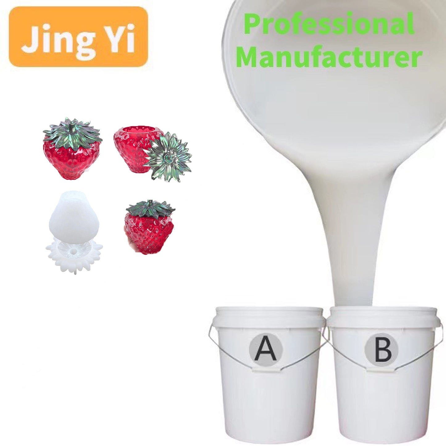 High-Quality Materials Versatile Liquid Silicone Rubber for 3D Crafts Molds RTV2 Silicone for Sculpture Mold