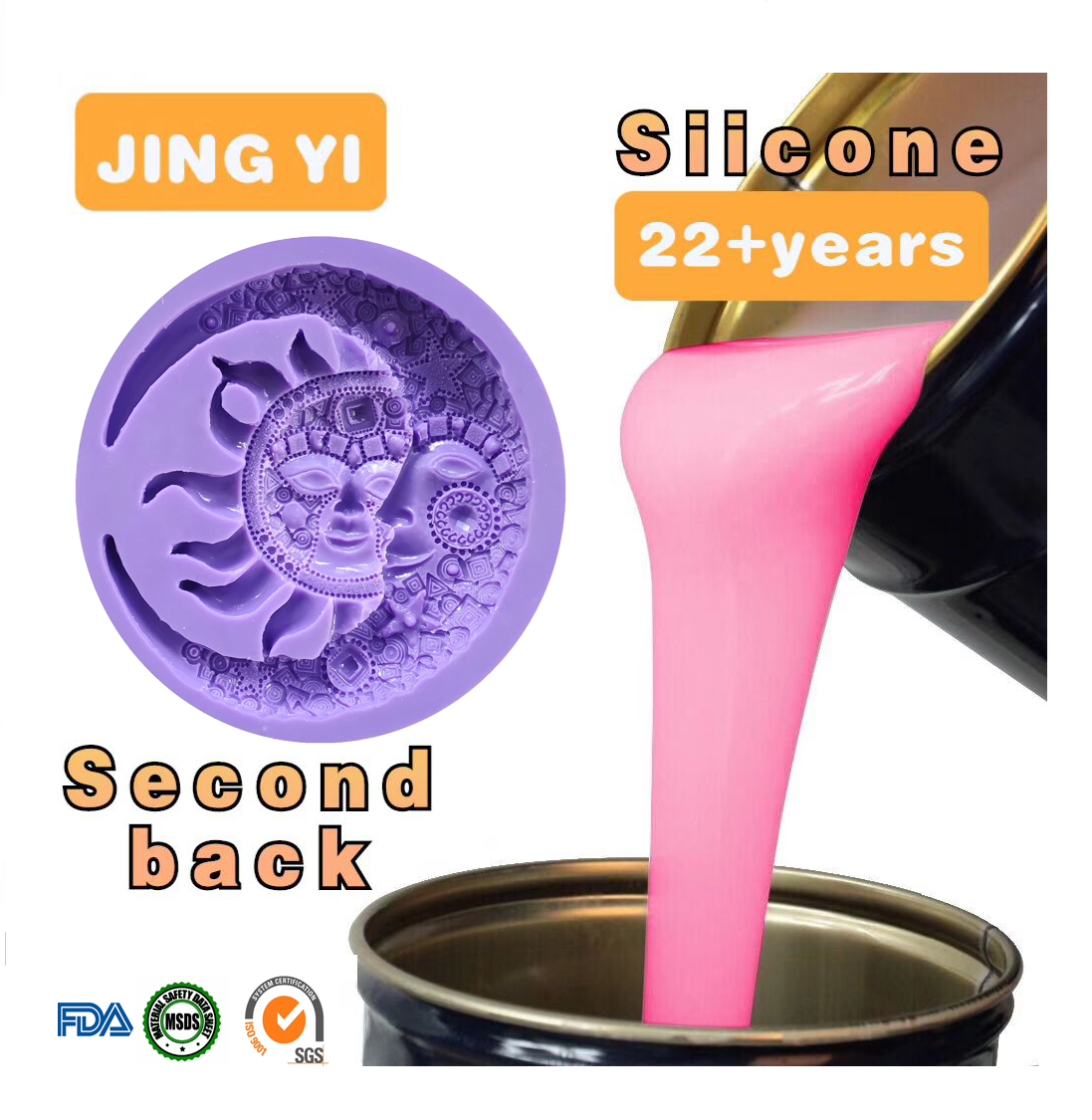 Wholesale Industrial Grade Liquid Silicone Rubber for Soap square Candle Mold DIY Handmade Resin Crafts Tin Cure Liquid Silicone