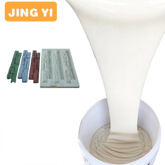 Good Mold Release Property Liquid Silicone for for Gypsum Statues Mold Making RTV Silicone for 3D Wall Concrete Brick Mold