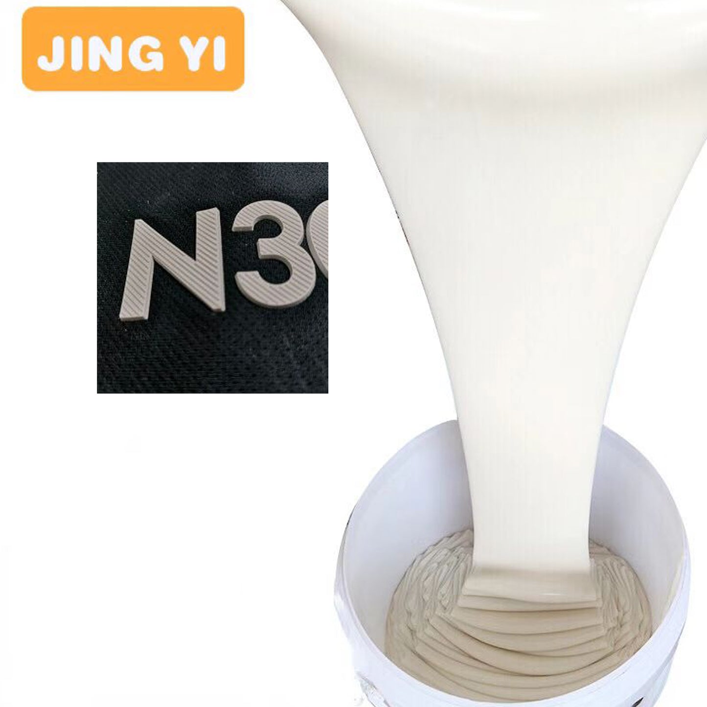 Liquid Silicone for 3D Heat Transfer Silicone Textile Printing ,Embossing Silicone Paste Clothing T-Shirt
