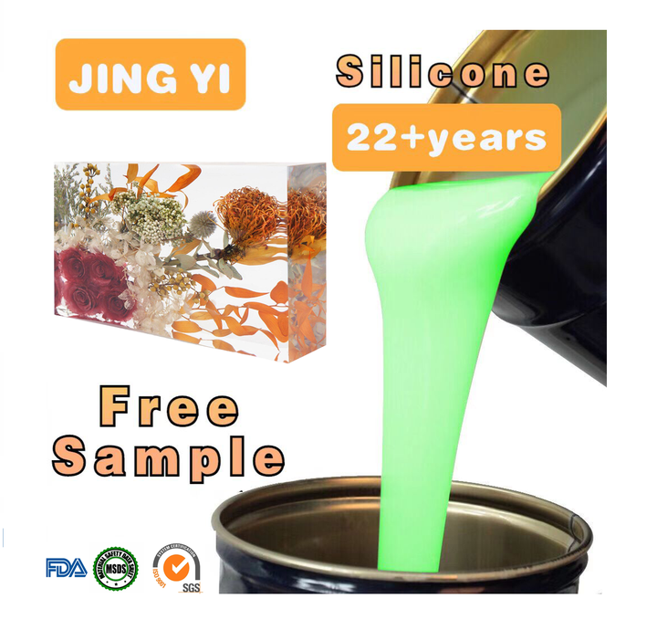 High Transparent Liquid Silicone Rubber for Epoxy Resin 3D Art Resin Casting DIY Crafts Artwork Molding Silicone Rubber