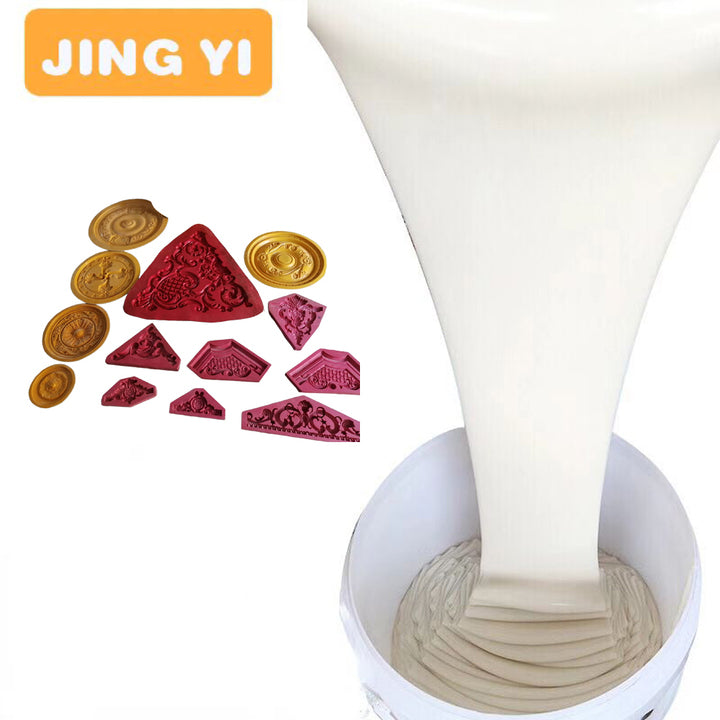 Curing at Room Temperature Liquid Silicone for Ceiling Plaster Craft Mold Decoration Building Molds Top Quality Silicone Rubber