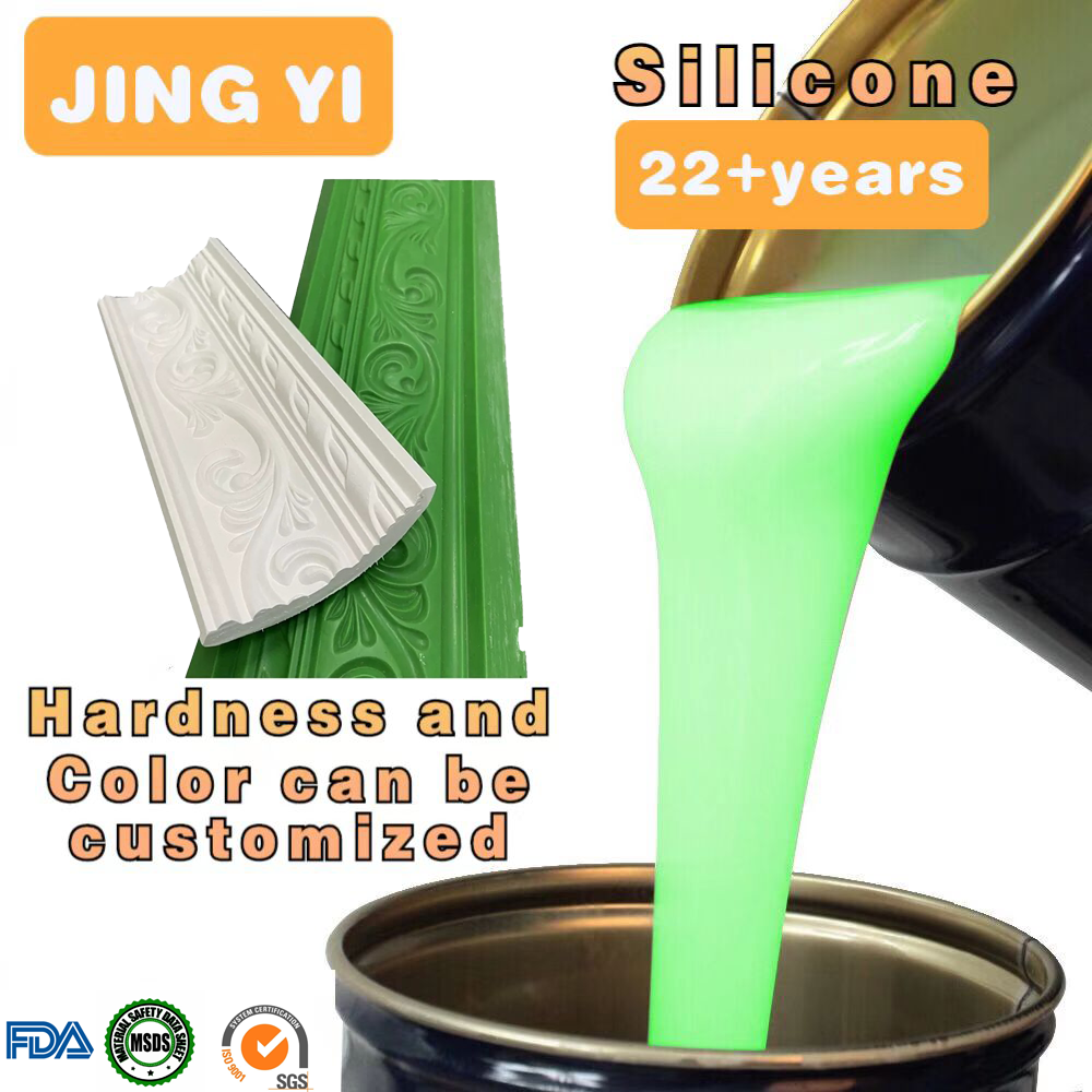 Factory Direct RTV-2 Liquid Silicone Rubber for Gypsum Concrete Artificial Stone Mould Making Building Decoration Concrete Molds