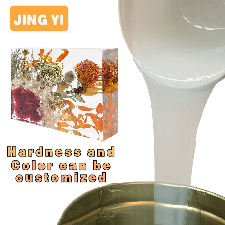 2024 Liquid Silicone Resin for Art Products Creative DIY Pressed Flower Silicone Resin Fast Delivery Transparent RTV2 Silicone