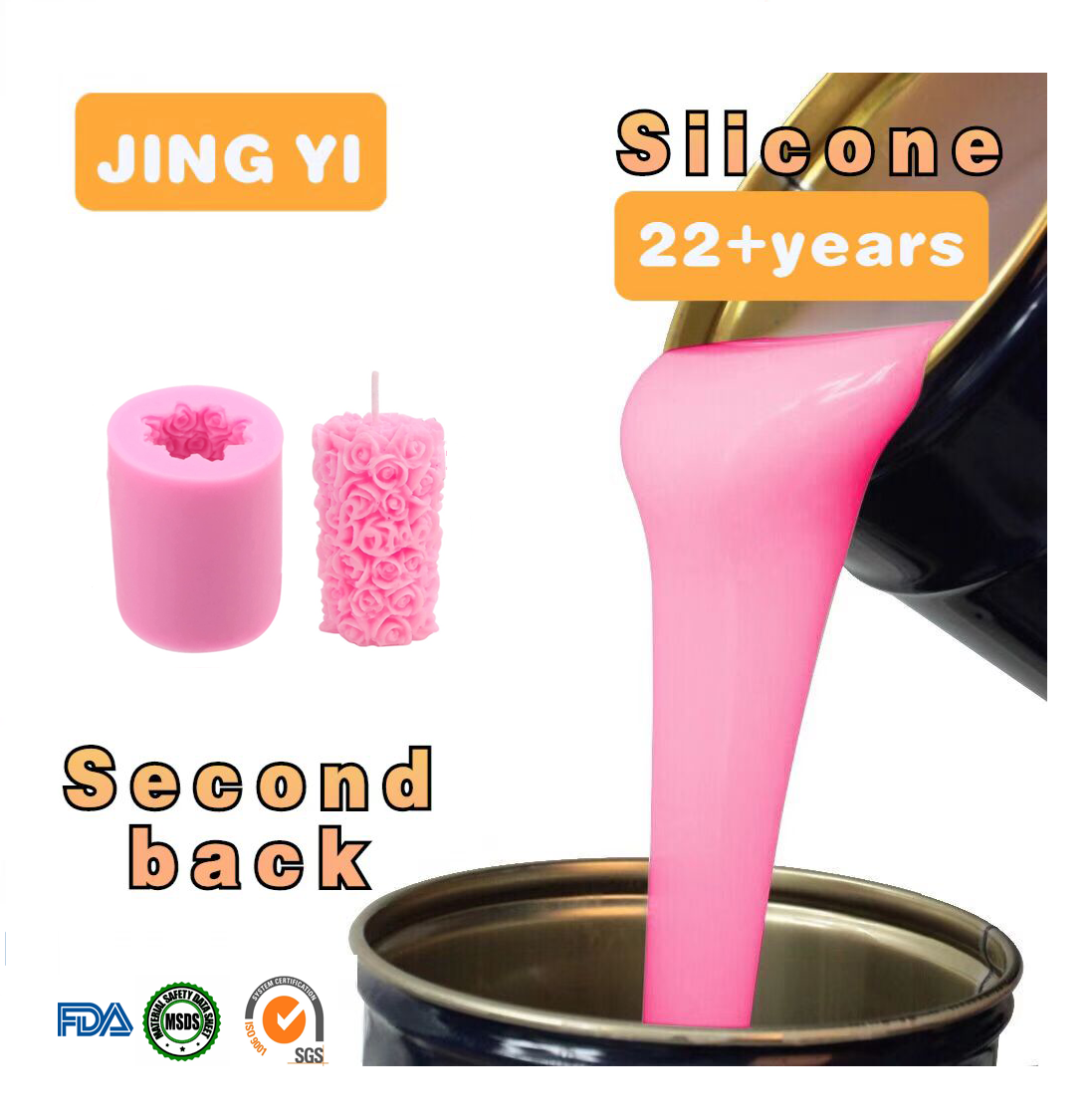 Factory Direct Sale Silicone Molds for New Product Ideas DIY Scented Candle Holiday Home Decor Raw Material Make Candle Molds