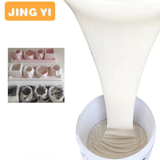 Good Mold Release Property Tin Cured Silicone Rubber for Concrete Cement Clay Mold DIY Plant Flowerpot Mold RTV2 Silicone Rubber